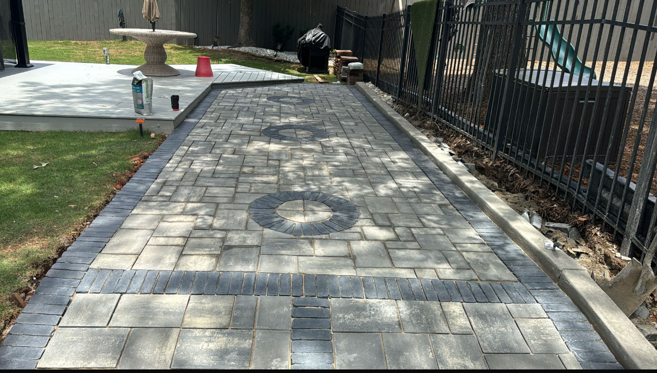 Decorative Paver Walkway